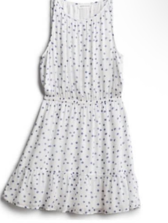 Bella Dahl Dresses & Skirts - NWOT Bella Dahl Alisha Halter Dress with Navy Dot Print - Size Medium